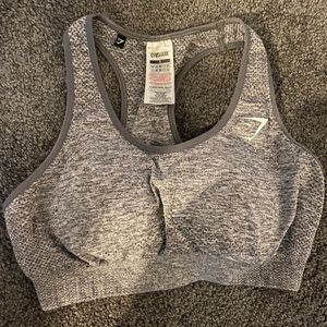 Gymshark Gray Sports Bra Size S